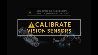 How To Calibrate Vision Sensors On DJI Drones [upl. by Yuria]