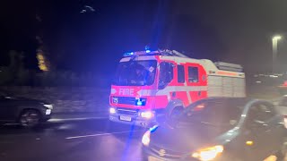 FIRST CATCH  Lancashire Fire amp Rescue Service  Clitheroe’s second pump responding [upl. by Wadell]