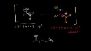 Resonance structures and hybridization  Organic chemistry  Khan Academy [upl. by Aitnecserc150]