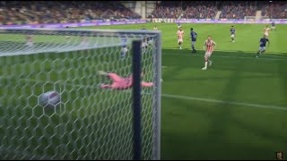 Ipswich Town Broadhead Goal Championship 2324  Fifa 23 Ultra Realistic Settings amp Sliders  🔵⚪ [upl. by Ailemap]