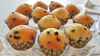 MUFFIN ALLO YOGURT E GOCCE DI CIOCCOLATO  Ricetta Facile [upl. by Ydur]