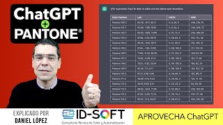 Como conseguir PANTONE GRATIS con ChatGPT ¡esto es increíble [upl. by Ivens]