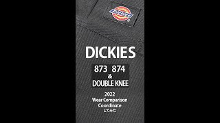 【Dickies】ダブルニー 873スリム 874オリジナルを履き比べ【ディッキーズ】秋冬定番ワークパンツ アメカジ Shorts [upl. by Cacie]