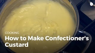 Easy recipe How to make confectioners custard [upl. by Dougie]