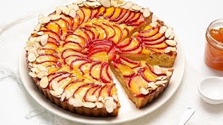 Delicious French Classic Plum amp Frangipane Tart Recipe [upl. by Haramat]