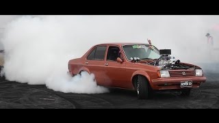 GEMSKID BLOWN V8 GEMINI BURNOUT AT LARDNER PARK MOTORFEST 2015 [upl. by Miltie353]