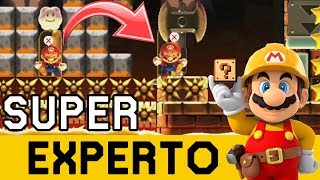 SALTO PERFECTO EN UN MILISEGUNDO ¡¡2 VECES  SUPER EXPERTO NO SKIP  Super Mario Maker  ZetaSSJ [upl. by Erena389]