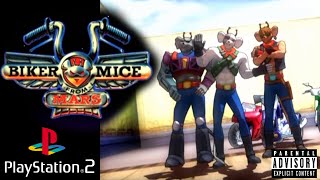 PS2 BIKER MICE FROM MARS Gameplay DaDrunkGamer BikerMice PS2 [upl. by Yelena]