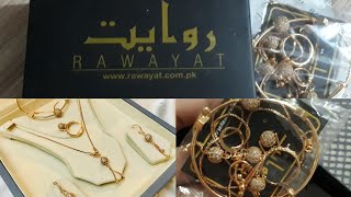 Unboxing amp Quick review of Rawayat jewellery  Rawayat Jewellery  ❤ rawayat [upl. by Folsom]