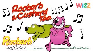 Roobarb and Custard  Original Full Theme Song  Classic Cartoons  Wizz [upl. by Grodin412]