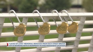 ‘Locks of Love’ memorial removed from bridge [upl. by Risley]