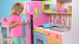 Childrens Play Kitchens Toy Kitchen For Christmas And Thanks Giving 2013 KidKraft [upl. by Zoes]