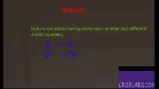 Isobars examples NCERT Class IX Chemistry Notes [upl. by Pate]