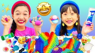 FIDGETS SWITCH UP CHALLENGE  KAYCEE amp RACHEL in WONDERLAND FAMILY [upl. by Nylasor]