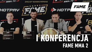 FAME MMA 2 I Konferencja powtórka [upl. by Crissie]