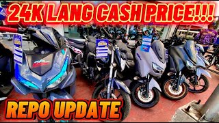 MURANG REPO MOTORCYCLE SA YAMAHA GRABE 24K LANG AEROX NMAX ABS AVAILABLE DIN [upl. by Akcinat]