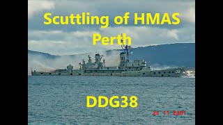 Sinking of HMAS Perth DDG 38 [upl. by Jemy]