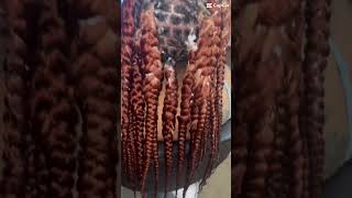 Braids over Locs 🔥 locs youtubeshorts braid retwist subscribe like support beforeandafter [upl. by Kreager]