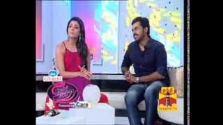 Kajal speaking fluent Tamil  Funny Clip Diwali Special Thanthi TV [upl. by Einreb]