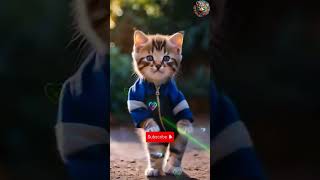 So cute cat perfect dance in song 😍🤗 aicat dancingcat shorts [upl. by Aelyk460]