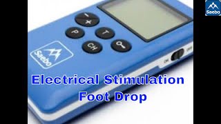 Quick set up  Electrical Stimulation for foot drop [upl. by Danie970]