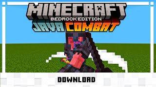 Java Combat Addon for Minecraft Bedrock Edition [upl. by Notslah]