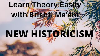 No Fear regarding Theory New Historicism [upl. by Alina]