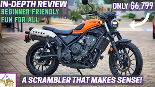 The Honda Scrambler is Back The SCL500 CL500 is Practical EasyGoing and Fun [upl. by Roxine]