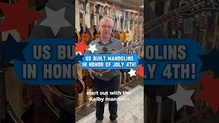 American made mandolins for the 4th of July mandolin mandolinmonday americanmade 4thofjuly [upl. by Colligan702]