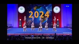 Woodlands Elite  Generals Semis Cheer Worlds 2024 [upl. by Notluf]