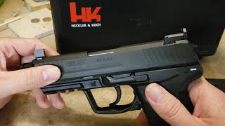 HK45CT Compact Tactical 45ACP Unboxing amp Review [upl. by Aciamaj]