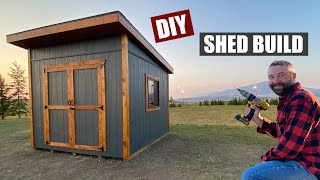 The EASY Way to Build a Leanto Style Shed [upl. by Arremat607]