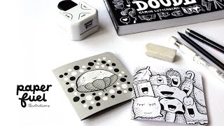 Workshop doodles tekenen met Karin Luttenberg van Paperfuel [upl. by Aelem]