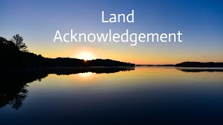 Land Acknowledgement  TCDSB [upl. by Denver]