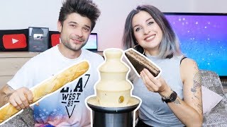 CHEESE FONDUE CHALLENGE [upl. by Cence184]