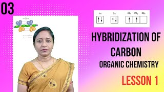 Hybridization of Carbon  Organic Chemistry [upl. by Eceinhoj]