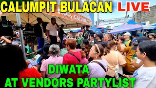 Live ang daming tao VENDORS PARTYLIST kasama si DIWATA [upl. by Mojgan]