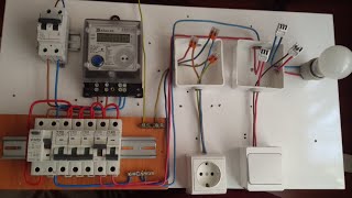 Elektrik Tesisatı Nasıl ÇekilirSayaç ve Sigorta Kutusu Bağlantısı Kablo döşeme tesisatı [upl. by Pattani]