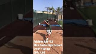 Addison Lee ‘22 Recruiting Video [upl. by Nnyleimaj790]