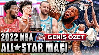 2022 NBA ALLSTAR MAÇI  GENİŞ ÖZET  🔥 Stephen Curryden 50 SAYI [upl. by Laurent]