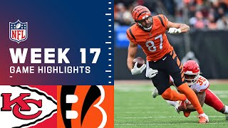 Chiefs vs Bengals Week 17 Highlights  NFL 2021 [upl. by Ahsienel]