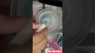 DIY Water Marble Nails  At Home Marble Nailsnailsshortsnailswithmeee [upl. by Dihahs]