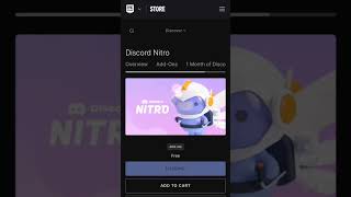 How to Get Free Discord Nitro From Epic Games Free Discord Nitro  1 Month Free Nitro For Everyone [upl. by Ayyn640]