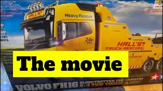 New Tamiya 114 RC Volvo FH16 8x4 Tow Truck Wrecker Complete Build Movie [upl. by Sanger]