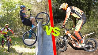 BATTLE VELO vs MOTO TRIAL  Qui est le meilleur [upl. by Petronille646]