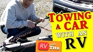 How to tow a car behind your RV or motorhome [upl. by Hsetih]