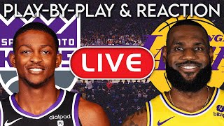 Los Angeles Lakers vs Sacramento Kings LIVE PlayByPlay amp Reaction [upl. by Ginnie]