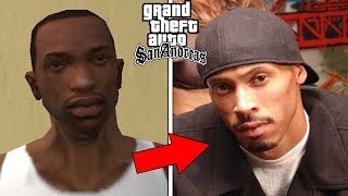 GTA SANANDREAS KARAKTERLERİNİN GERÇEK HALLERİ [upl. by Hardner748]