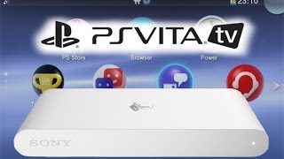 PS Vita TV Overview Gameplay UI Walkthrough Size Comparison etc [upl. by Ley]