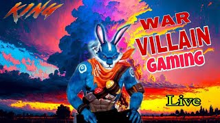 Free Fire War villain gaming BR Rank push Live [upl. by Westley214]